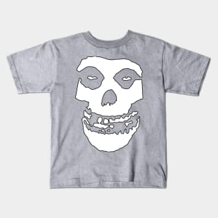 Crimson Ghost - White Solid Kids T-Shirt